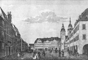 Der Marktplatz zu Chemnitz