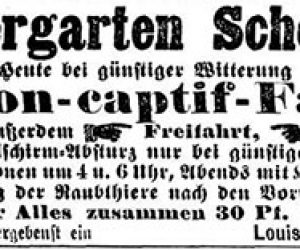 Josef Brunner versucht den Absturz aus einem Ballon
