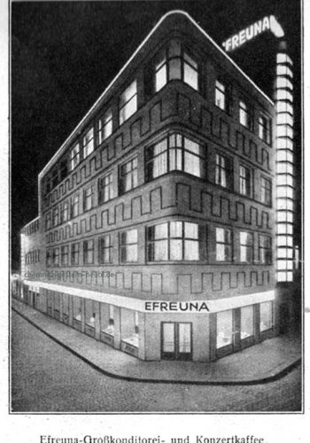 Beleuchtete Fassade