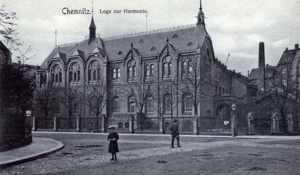 Ansicht des 1904-1905 errichteten Logengebäudes