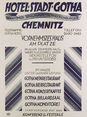 Werbung um 1933