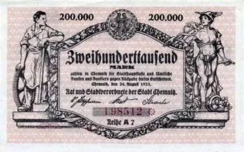 Notgeld der Stadt Chemnitz