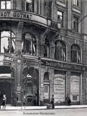 Automatenrestaurant Richtung Friedrich August-Str. ab 1906